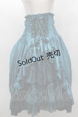 画像1: ATELIER PIERROT / Fairy Lace Corset Skirt  グリーン S-25-09-17-056-EL-SK-HR-ZS