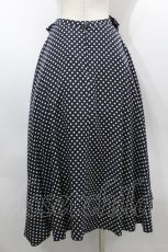 画像2: 【SALE】INGEBORG / 水玉リボン&ドットスカート  黒Ｘ白 S-25-09-17-062-LO-SK-SA-ZT366 (2)