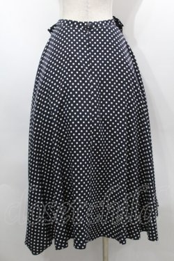 画像2: INGEBORG / 水玉リボン&ドットスカート  黒X白 S-25-09-17-062-LO-SK-SA-ZT366