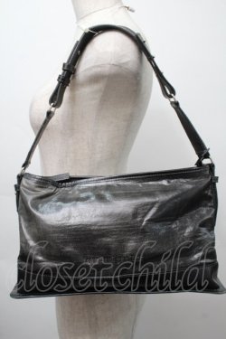 画像1: Jean Paul GAULTIER / レザーショルダーバッグ  黒 S-25-09-17-012-GO-BG-AS-ZS