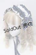 axes femme kawaii / タータンチェックヘッドドレス  ブルー S-25-09-17-002-AX-AC-HR-ZS