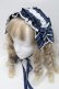 画像1: axes femme kawaii / タータンチェックヘッドドレス  ブルー S-25-09-17-002-AX-AC-HR-ZS (1)