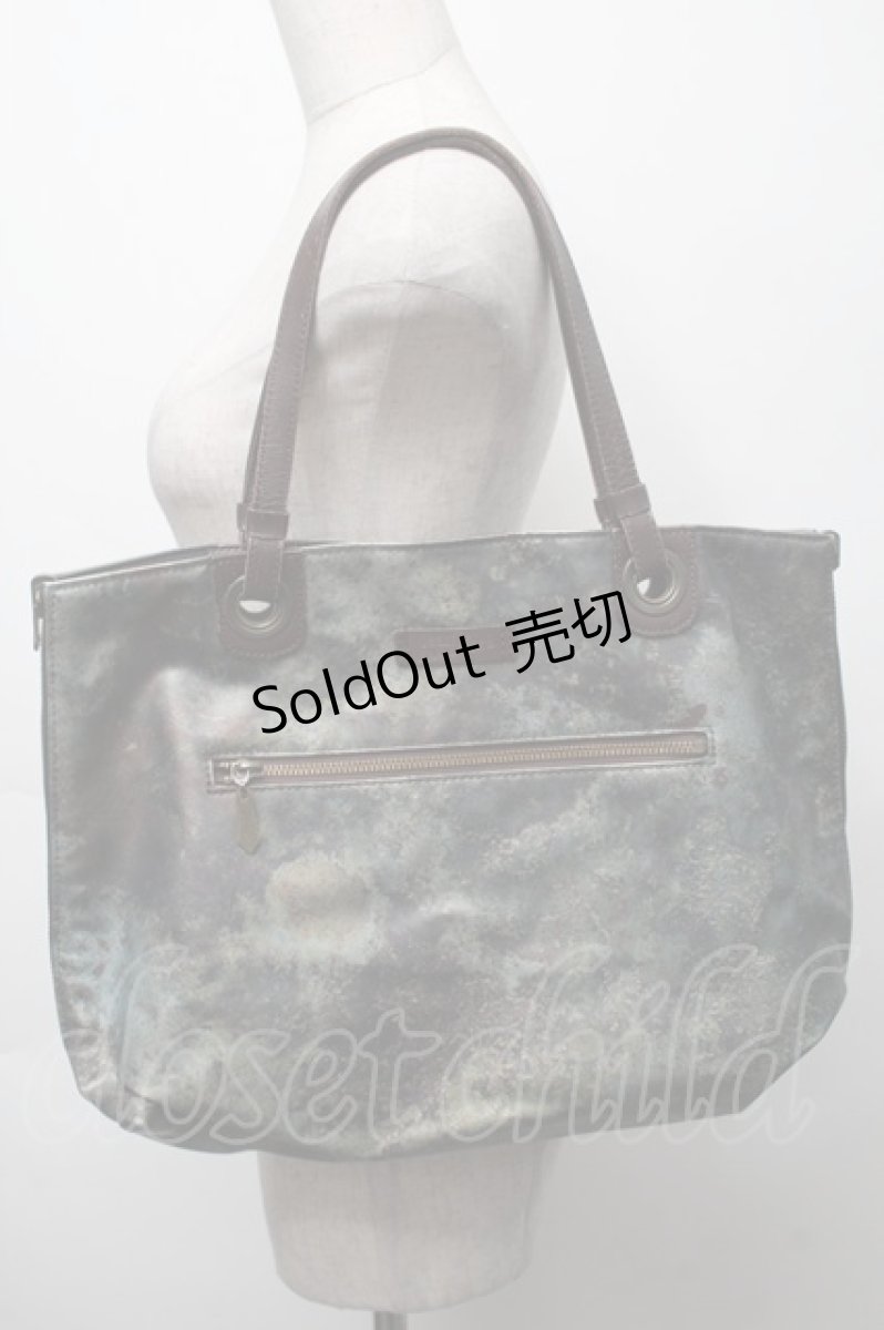 画像3: Jean Paul GAULTIER / BAGVサイバーリバーシブルトート  黒ｘ玉虫 S-25-09-17-016-GO-BG-AS-ZS (3)