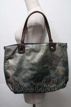 画像4: Jean Paul GAULTIER / BAGVサイバーリバーシブルトート  黒x玉虫 S-25-09-17-016-GO-BG-AS-ZS