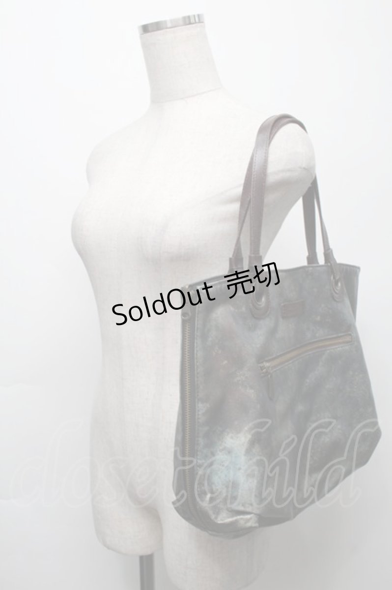 画像5: Jean Paul GAULTIER / BAGVサイバーリバーシブルトート  黒ｘ玉虫 S-25-09-17-016-GO-BG-AS-ZS (5)