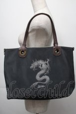 画像3: Jean Paul GAULTIER / Vサイバー＆ドラゴンリバーシブルトート   S-25-09-17-017-GO-BG-AS-ZS (3)