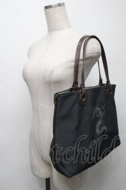 画像5: Jean Paul GAULTIER / Vサイバー&ドラゴンリバーシブルトート   S-25-09-17-017-GO-BG-AS-ZS