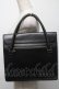 画像2: Jean Paul GAULTIER / ロゴ型押しレザーバッグ  黒 S-25-09-17-018-GO-BG-AS-ZS (2)