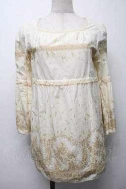 画像1: PINK HOUSE / 鈴蘭プリントブラウス  アイボリー S-25-09-17-024-LO-BL-SA-ZT056