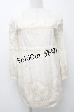 画像1: 【SALE】PINK HOUSE / 鈴蘭プリントブラウス  アイボリー S-25-09-17-024-LO-BL-SA-ZT056