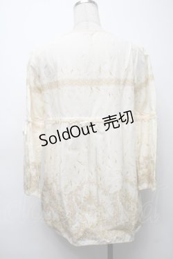 画像2: 【SALE】PINK HOUSE / 鈴蘭プリントブラウス  アイボリー S-25-09-17-024-LO-BL-SA-ZT056