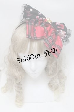 画像2: Royal Princess Alice / Skull Psycho Strawberry Spinコラボ カチューシャ  赤 S-25-09-17-003-LO-AC-HR-ZS