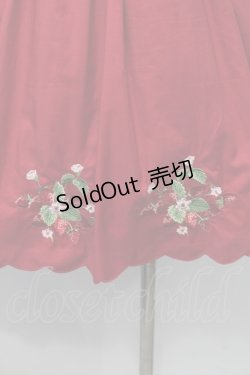 画像3: Ank Rouge / ストロベリー刺繍ワンピース  赤 S-25-09-23-034-CA-OP-AS-ZS