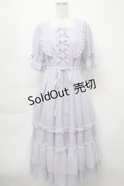 画像1: axes femme kawaii / プチリボンワンピース  ラベンダー S-25-09-23-035-AX-OP-AS-ZS