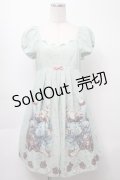 Emily Temple cute / ｘヒグチユウコ ワンダーランドワンピース  ミント S-25-09-23-036-ET-OP-AS-ZS