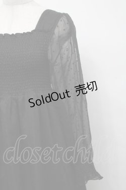 画像3: evelyn / シフォンワンピース  黒 S-25-09-23-039-LO-OP-AS-ZT341