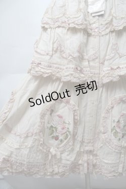 画像3: PINK HOUSE / Berry Rose刺繍入りパッチワークスカート  ピンク S-25-09-23-042-LO-SK-AS-ZS