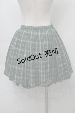 画像2: NieR Clothing / チェックスカート  グリーン S-25-09-23-047-PU-SK-HR-ZS
