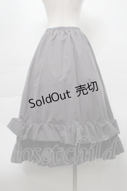 画像2: FLC / 皆方由衣コラボ/ティアードスカート  グレー S-25-09-23-049-LO-SK-AS-ZS