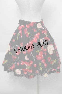 画像2: MILK / ラブベリースカート  黒ｘ赤 S-25-09-23-052-ML-SK-AS-ZS