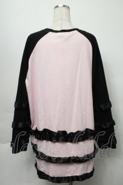 画像2: Ank Rouge / ケーキラグランロンTe  黒ｘピンク S-25-09-23-060-CA-TS-HR-ZS