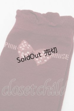 画像3: PINK HOUSE / ドットリボン柄ソックス  赤 S-25-09-23-1036-LO-ZA-HR-ZS