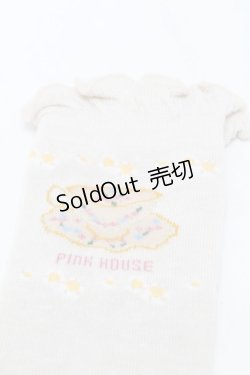 画像3: PINK HOUSE / ティーカップモチーフソックス  オフ S-25-09-23-1051-LO-ZA-HR-ZS