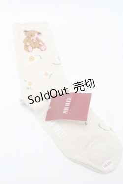画像2: PINK HOUSE / 雛菊ロンドソックス  アイボリー S-25-09-23-1054-LO-ZA-HR-ZS