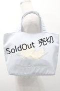 【SALE】Maison de FLEUR / レモン刺繍トートバッグ  サックス S-25-09-23-1057-LO-BG-AS-ZT501