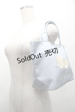 画像2: 【SALE】Maison de FLEUR / レモン刺繍トートバッグ  サックス S-25-09-23-1057-LO-BG-AS-ZT501