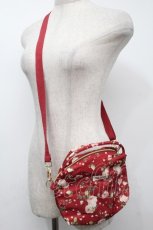 画像1: 【SALE】PINK HOUSE / Berry Roseプリントの3WAYミニバッグ  赤 S-25-09-23-1059-LO-BG-HR-ZT501 (1)