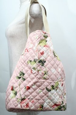 画像3: PINK HOUSE / Berry Roseプリントバッグ  ピンク S-25-09-23-1062-LO-BG-HR-ZS