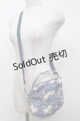 PINK HOUSE / Berry Roseプリントの3WAYミニバッグ  ブルー S-25-09-23-1065-LO-BG-HR-ZT501