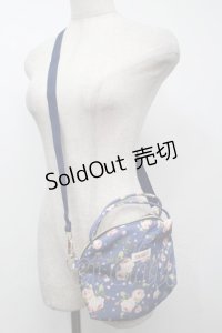 PINK HOUSE / Berry Roseプリントの3WAYミニバッグ  ブルー S-25-09-23-1065-LO-BG-HR-ZT501