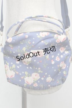 画像2: PINK HOUSE / Berry Roseプリントの3WAYミニバッグ  ブルー S-25-09-23-1065-LO-BG-HR-ZT501