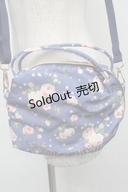 画像3: PINK HOUSE / Berry Roseプリントの3WAYミニバッグ  ブルー S-25-09-23-1065-LO-BG-HR-ZT501
