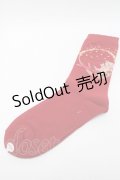 PINK HOUSE / フラワーバスケットテディソックス  赤 S-25-09-23-1010-LO-ZA-HR-ZS