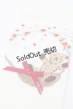 画像3: PINK HOUSE / フラワーバスケットテディソックス  アイボリー S-25-09-23-1011-LO-ZA-HR-ZS