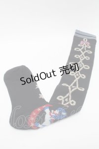 Angelic Pretty / TOY HARMONYオーバーニー  黒 S-25-09-23-1002-AP-ZA-HR-ZS