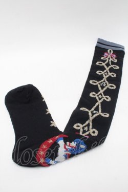 画像1: Angelic Pretty / TOY HARMONYオーバーニー  黒 S-25-09-23-1002-AP-ZA-HR-ZS