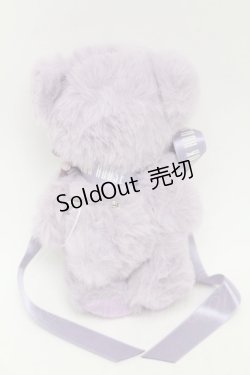 画像2: PINK HOUSE / くまぬいぐるみコサージュ  ラベンダー S-25-09-23-1016-LO-ZA-HR-ZS