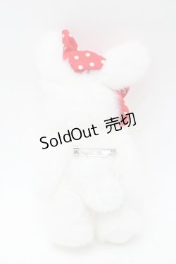 画像2: PINK HOUSE / うさぎぬいぐるみコサージュ  ミルク S-25-09-23-1019-LO-AC-HR-ZS