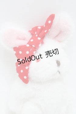 画像3: PINK HOUSE / うさぎぬいぐるみコサージュ  ミルク S-25-09-23-1019-LO-AC-HR-ZS