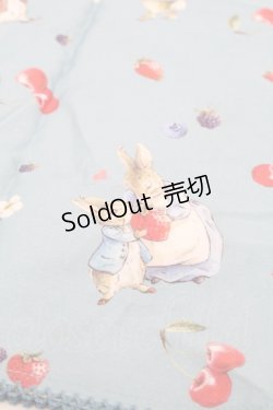 画像3: PINK HOUSE / ピーターラビット ハンカチ  サックス S-25-09-23-1021-LO-ZA-HR-ZS