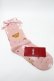 画像2: PINK HOUSE / PINK HOUSE × misako aoki/Animal Happy Jam柄ソックス  ピンク S-25-09-23-1032-LO-ZA-HR-ZS (2)