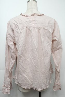 画像2: PINK HOUSE / ローンフリルブラウス  ピンク S-25-09-23-012-LO-BL-AS-ZS