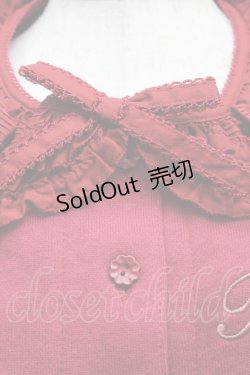 画像4: PINK HOUSE / ローン衿付きスウェットカーディガン  赤 S-25-09-23-015-LO-TO-AS-ZS