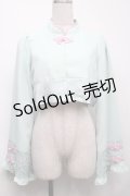 axes femme kawaii / チャイナボタンボレロ M ミント S-25-09-23-017-AX-BL-AS-ZS