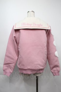 画像2: Shirley Temple / セーラー襟ブルゾン  ピンクｘオフ S-25-09-23-021-ET-JA-AS-ZS