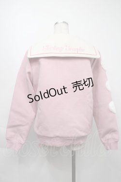 画像2: Shirley Temple / セーラー襟ブルゾン  ピンクｘオフ S-25-09-23-021-ET-JA-AS-ZS